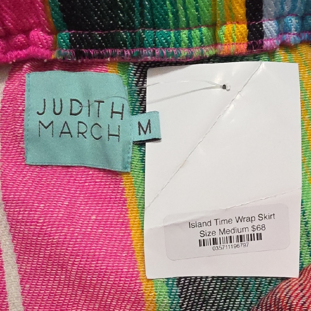 Judith March Multicolor Striped Mini Skirt - Picture 4 of 6